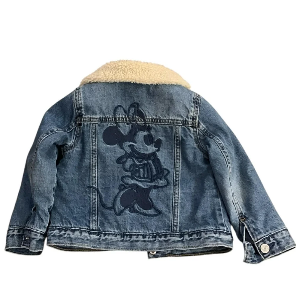 GAP Kids Blue Denim Jacket with Character Design